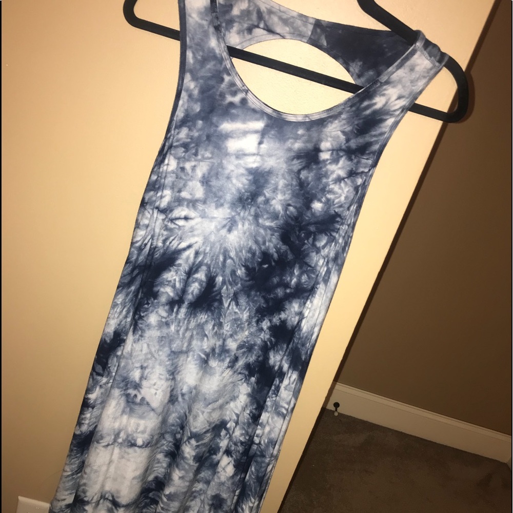 Tie dye swing dress